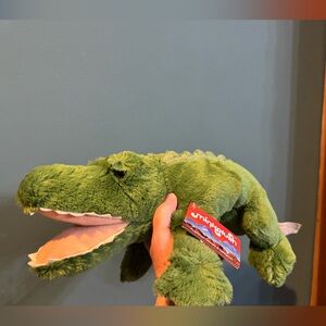 NWT Minkplush “Snappy” Green 18” long Crocodile Plush Toy From Australia